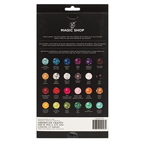 Moxy Chunky Glitter .3oz 24/Pkg-Magic Shop -34007175 von American Crafts