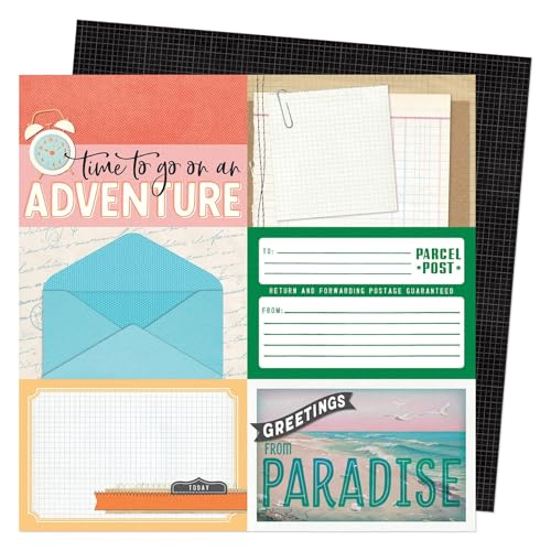 Vicki Boutin Where To Next Double-Sided Cardstock 12"X12"-4x6 von American Crafts