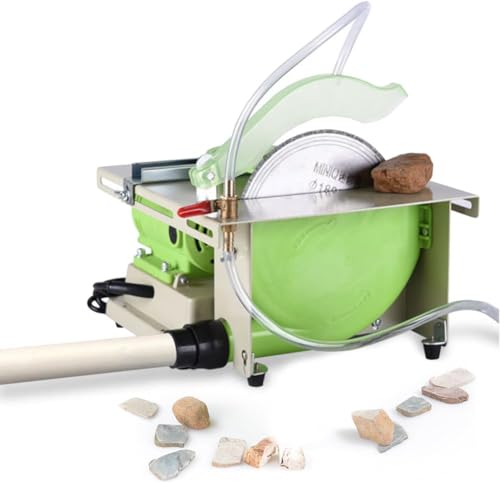 1380 W Mini-Tischsäge Rock, Professionelle Schmuck-Facettierpoliermaschine Mit Werkzeugzubehör-Set, 500–7000 U/min Saw Rock Lapidary Polisher Bench Buffer Machine, Für Heim-Schmuckherstellungs-Hobbys von Amhuui