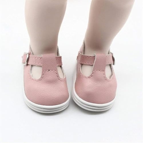 Amlhy Puppenschuhe, Prinzessin Leder Schuhe Outfit Kleidung Set für 14 Zoll BJD Puppe Mädchen Puppe Anzug Geschenk Zubehör von Amlhy