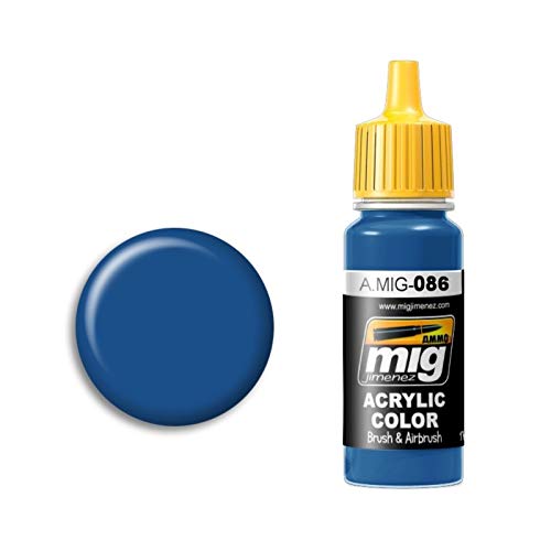 Ammo MIG-0086 Blau (RAL 5019) Acrylfarben (17 ml), Mehrfarbig von Mig Jimenez