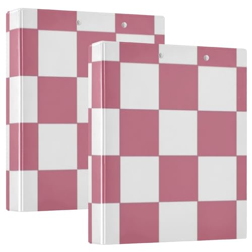 2 Stück Rundringe Ordner 1-1/2 Zoll Nein mit Klemmbrett 1/2 Stück Binder für College-Studenten Hardcover von Amooorous