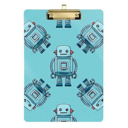 Cartoon Cute Green Robot A4 Military Clip Board Klemmbretter für Kunst Transparent für Klemmbrett Lehrer Tabla para escribir Größe 9 x 12 Cartoon Cute Green Robot A4 Military Clip Board Klemmbretter für Kunst Transparent für Klemmbrett Lehrer Tabla para escribir Größe 9 x 12 von Amooorous
