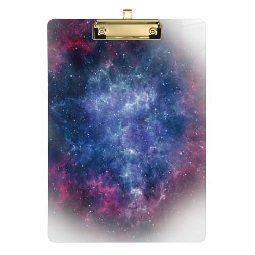 Nebulae Acryl-Klemmbrett, Standard-Loch, für Krankenschwestern, Heimunternehmer, Größe 22,9 x 30,5 cm von Amooorous