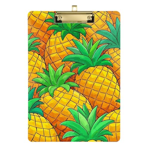 Niedliches Cartoon-Klemmbrett mit Früchten, Ananas, A4, Glitzer, schmal, Kunststoff, für das erste Jahr, Lehrer, Must Haves Tabla para escribir Größe 22,9 x 30,5 cm Niedliches Cartoon-Klemmbrett mit Früchten, Ananas, A4, Glitzer, schmal, Kunststoff, für das erste Jahr, Lehrer, Must Haves Tabla para escribir Größe 22,9 x 30,5 cm von Amooorous