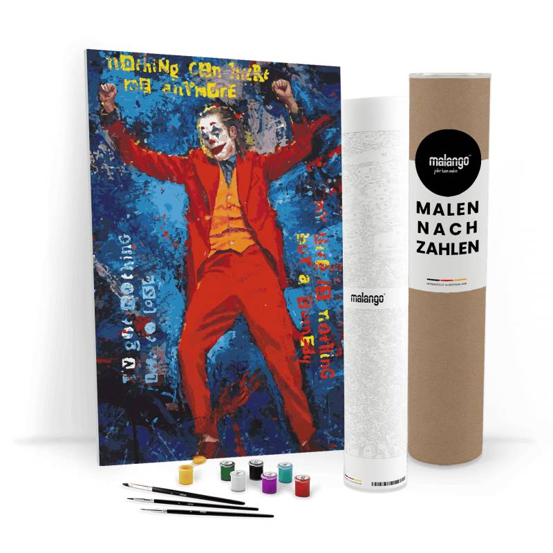 Malen nach Zahlen - JOKER - NOTHING CAN HURT ME ANYMORE - LIMITED EDITION von Amos