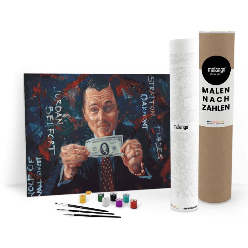 Malen nach Zahlen - WOLF OF WALL STREET No. 1 - LIMITED EDITION von Amos