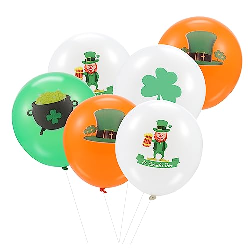 40 Stk Irische Festballons Massenballons Hochzeitsballons Luftballons mit Discokugeln Girlande Partyballons wandverkleidung wand polsterung Partyzubehör Ballons dekorieren Emulsion Amosfun von Amosfun