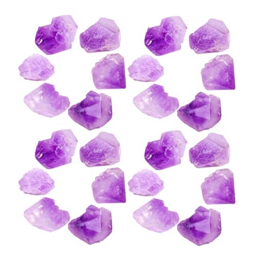 Amosfun 1 Amethyst-ornament Perlen Ornamente Felsen Kristalle Und Heilsteine Erbse Amethyst Kristalle Aquarium Edelsteine ​​und Kristalle Artikel Charme Violet Kristallstein von Amosfun