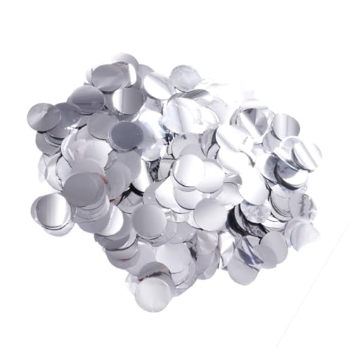 Amosfun 1 Packung Hochzeitsdekorationen für Tische komfetti wedding luftballons hochzeitstischdeko hochzeits dekoration party dekoration Konfetti für Tische Hochzeitskonfetti Silver von Amosfun