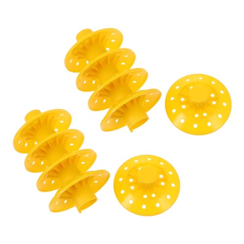 Amosfun 1 Satz 2st Kreatives Lollipop-rack Ausstellungsständer Für Lutscher Lutscher-anzeigeturm Lutscherhalter Aus Acryl Lutscherhalterständer Cakepop-halter Basen Abs Pp-material Yellow von Amosfun