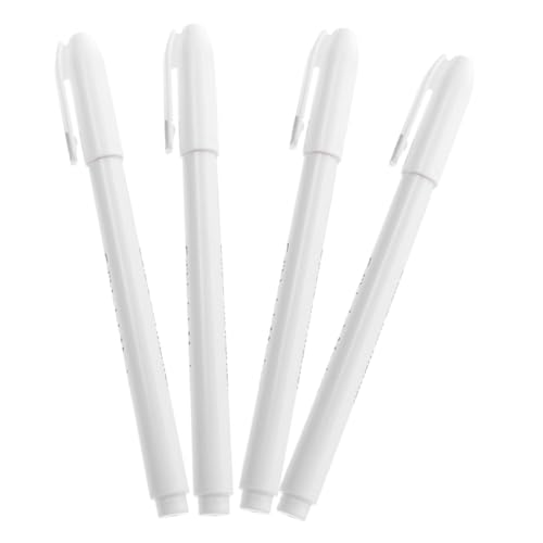 Amosfun 1 Satz Backen Pigmentierung Stift Kuchendekoration Essbarer Marker Backzubehör Stift Zum Dekorieren Von Lebensmitteln Backen Von Farbstiften Essbare Marker Plastik Weiß 4 Stück von Amosfun