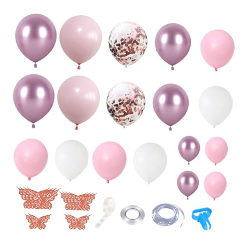 Amosfun 1 Satz Ballonanzug wandverkleidung wand polsterung Latexballons Ballon-Tier-Kit Luftballons für Kinderpartys Luftballons für Geburtstagsfeiern Hochzeitsballons Dekoration Emulsion von Amosfun