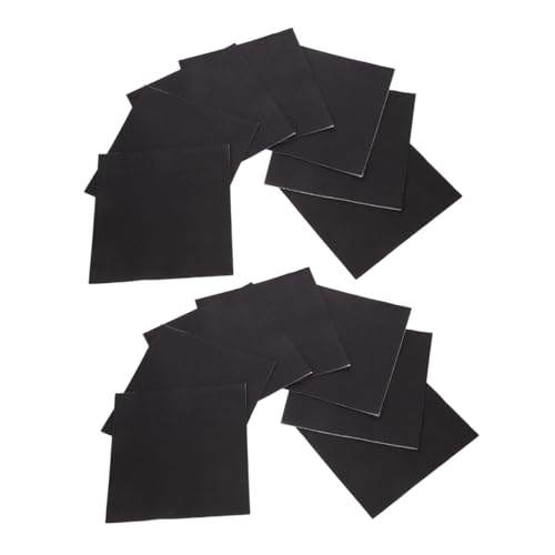 Amosfun 1 Satz Mittagsserviette Frühstücksservietten Schwarze Serviette Servietten Für Geburtstagsfeiern Cocktailservietten Teeparty-servietten Schwarze Stoffservietten Papier Black 60st von Amosfun