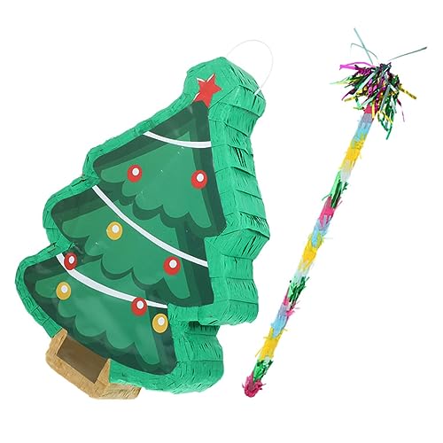 Amosfun 1 Satz jahrestag weihnachtsmotiv Weihnachtsfeier christmas decor christmass tree Weihnachtszwerge kleines weihnachten Weihnachtsbaum Pinata-Dekoration Pinata-Hängedekoration Papier von Amosfun