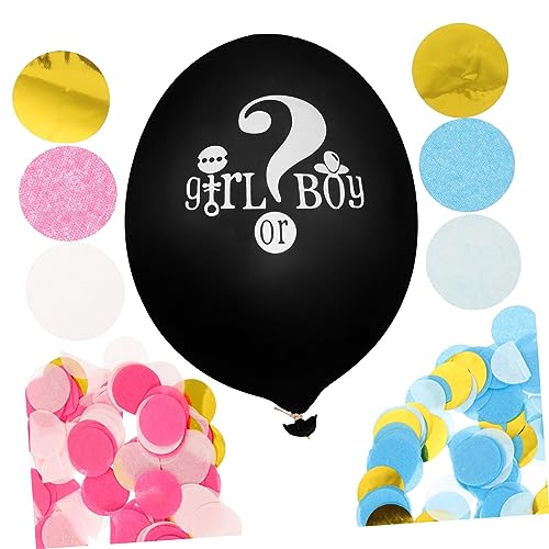 Amosfun 1 Set Geschlechtsrevealing Ballons Für Jungen Oder ädchen Latexballons Mit Konfetti Für Die Geschlechtsenthüllung Partydekoration Für Babygeschlechtsrevealing Feiern 36 von Amosfun