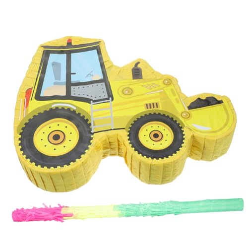 Amosfun 1 Set Pinata Party Station Rennwagen Füller Zubehör Piñata Lkw Traktor Bau 14 Tage Gefälligkeiten Bagger Große Ornamente Mit Süßigkeiten Gefülltes Spiel Requisite von Amosfun