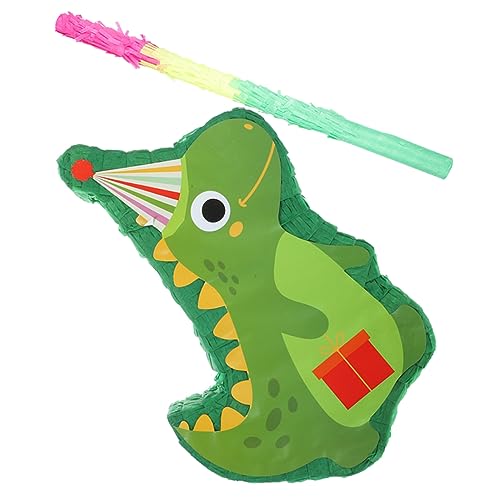 Amosfun 1 Set Pinata Topper Partyzubehör Dekorationen Becher Banner Dinosaurier Kostüm Pool Piñata Zauberstab Thema Gastgeschenke Dinosaurier Figuren Dinosaurier Party von Amosfun