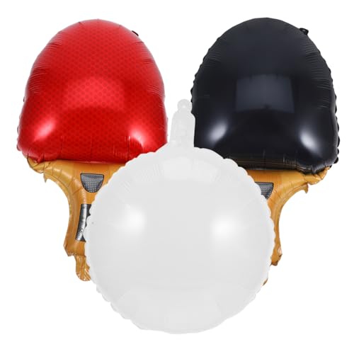 Amosfun 1 Set Tischtennis Ballon Partyzubehör Tennisbälle Blumen Girlande Zur Dekoration Tennisschläger Luftballons Tischtennis Golfball Luftballons Ballon Abschluss von Amosfun