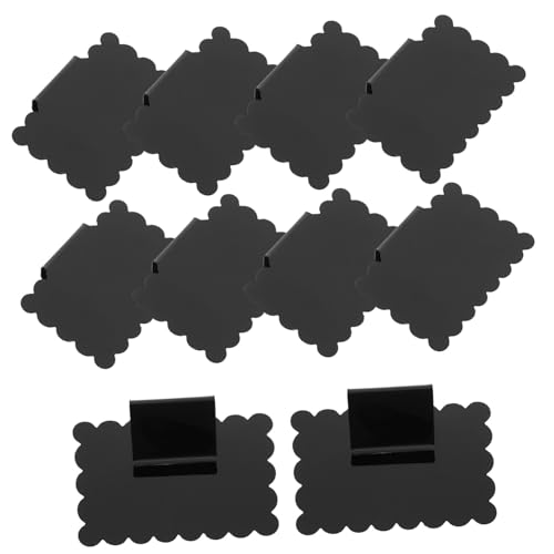 Amosfun 10st Lagerplatzetikett Etiketten Aufkleber Tage Der Woche Aufkleber Lebensmitteletiketten Korb Bin Kreideschilder Für Den Essenstisch Tafeletiketten Für Gläser Körbe Pvc Black von Amosfun