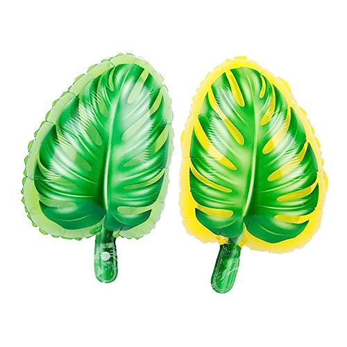 Amosfun 12-teiliges Set Partyballons Ballons Am Strand Tropische Blattballons Luftballons Zur Babyparty Luftballons Für Strandpartys Folienballons Luftballons Für Geburtstagsfeiern Green von Amosfun