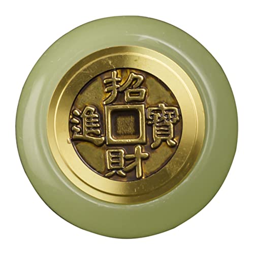 Amosfun Antikes Messing Schreibtisch- Feng Shui Nachtlicht Handstück Vintage-tischschmuck Bronze für Sammler von Amosfun