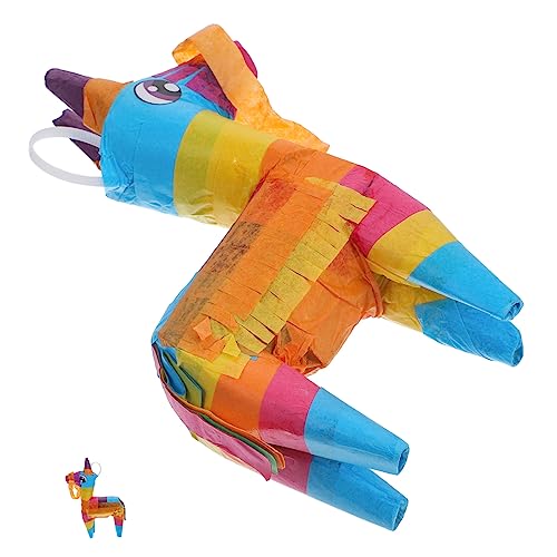 Amosfun 1stk Piñata Kinder Mini-spielzeug Mini-taco-pinata Männerspielzeug Outdoor-spielsets Für Kleinkinder Miniatur-pinata Pinata-spielzeug Für Kinder Tierwelt Pinyata Colorful Papier von Amosfun