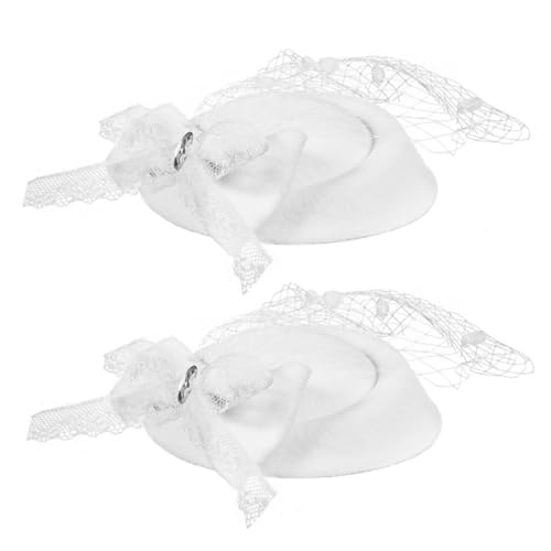 Amosfun 2 Stück Fascinator Hut Für Damen Für Teepartys Banketthüte Dekorative Damenhüte Fascinator Stirnband Für Hochzeiten Teepartys Bühnenauftritte von Amosfun