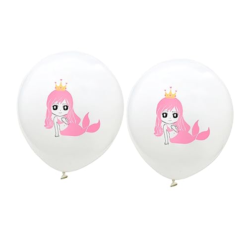 Amosfun 20-teiliges Set Latexballons Meerjungfrau Geburtstagsballon Meerjungfrau Folienballon Luftballons Für Geburtstagsfeiern Partyzubehör Für Meerjungfrauen Luftballons Zur Babyparty von Amosfun