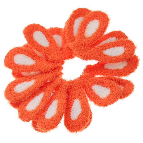 Amosfun 20St Hasenohren selber machen Hasenohren zum Basteln schlaffe Hasenohren tragen bunny ears bunny ohren Aber schmuck Kaninchen-Ohrclips- entzückender DIY-Charme Stoff Orange von Amosfun