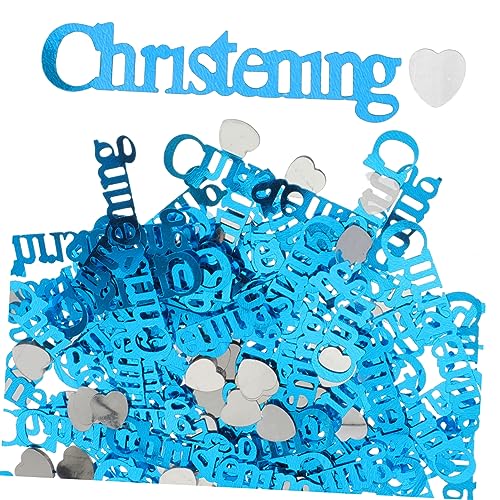 Amosfun 3 Konfetti-dekorationen Für Die Babyparty Das Tischkonfetti-mittelstück Tischdekoration Zur Taufe -dusche-dekoration Konfetti Babyparty-souvenirs Blue Plastik von Amosfun