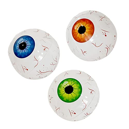 Amosfun 3 Stücke 22inch Eyeball Ballons Halloween Party Geisterhaus Ballons Ornament von Amosfun