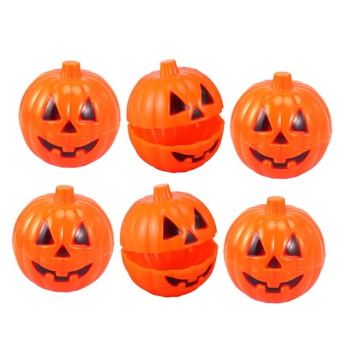 Amosfun 30 Stück Kleine Halloween Kürbis Requisiten Kürbis Dekoration Kürbis Ostern Halloween Dekorationen Halloween Aufbewahrungsbehälter Kürbis Süßes Oder Saures Boxen Squish von Amosfun