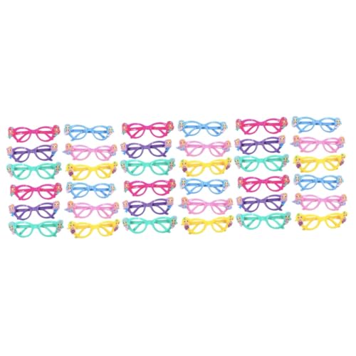 Amosfun 36 Stk Foto-requisiten Partyzubehör Für Kinder Geburtstag Brille Mermaze Meerjungfrauen Lustige Brillen Sommer-strandbrille Meerjungfrau Kostüm Sonnenbrille Süße Sonnenbrille von Amosfun