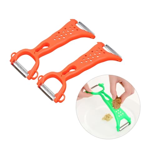 Amosfun 3St Schäler multifunktionswerkzeug Multi Tools multifunktionstool Veggie Peeler multifunktions Werkzeug Rutschfester greifdorn Vegetable Peeler Easy putz Multi Werkzeug von Amosfun