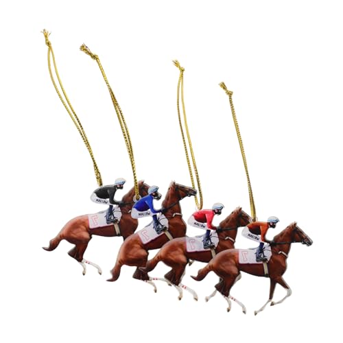 Amosfun 4 Stück Teiliges Pferde Hängeornament Dekorative Anhänger für Schlafzimmer Wohnzimmer und Büro für Pferdeliebhaber und Kreative Amosfun 4 Stück Teiliges Pferde Hängeornament Dekorative Anhänger für Schlafzimmer Wohnzimmer und Büro für Pferdeliebhaber und Kreative von Amosfun