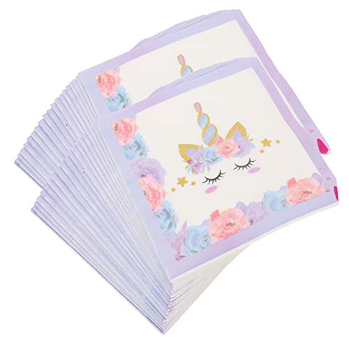 Amosfun 40 Blätter Papierserviette Dekor Für Den Tisch Blumendekoration Dekorative Cartoon-servietten Ballon-tier-dekor Partyservietten Für Kinder Serviette Für Die Party Kinder Dekor von Amosfun