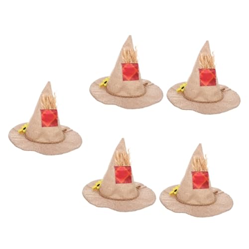 Amosfun 5 Stück Sackleinenhut Ausgefallene Hexenhüte Party Hexenhut Hexenhut Halloween Hexenhut Partyhüte Für Kinder Erwachsene Hexenhut Coole Hexenhüte Hexenhut Ornament von Amosfun