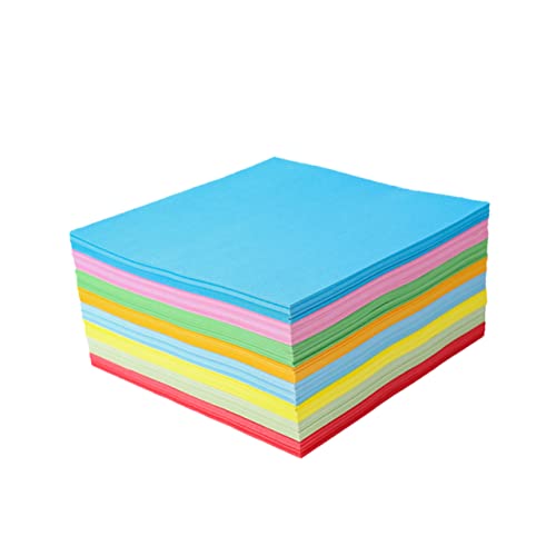 Amosfun Buntes Papier-bastelset 500-teilig Faltpapier Notizen Für Kinder 12 X 12 Cm Sicher Für Die Kreativität Und Intelligenz Von Kindern von Amosfun