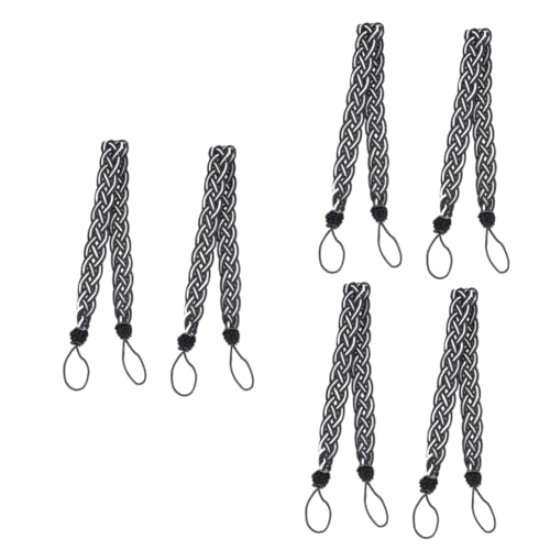 Amosfun 6 STK ländliche Einrichtung Quaste Vorhang Seil Außenvorhang Kabel Dekor Boho-Vorhänge Gardinen Raffhalter Vorhang Raffhalter Seil Halteseil binden Lanyard Vorhangseil schmücken von Amosfun