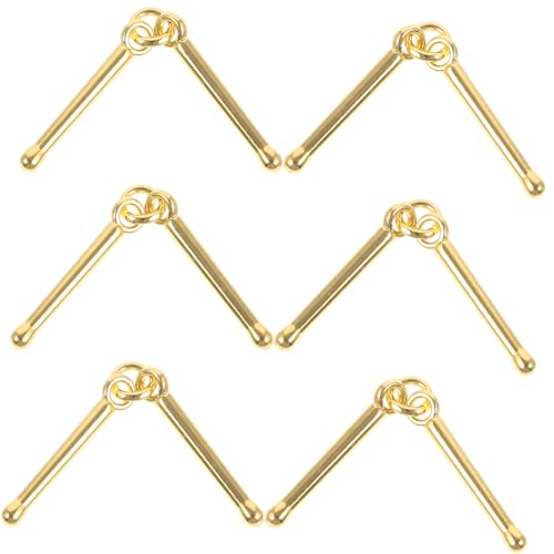 Amosfun 6 Stück Drumstick Halskette Schmuck Armbandherstellung Zubehör Charms Bulk DIY Drumsticks Charms Dekorative Drumsticks Charms Legierungs Charms Anhänger Bastel von Amosfun