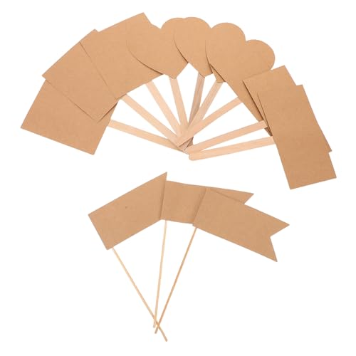 Amosfun 60 Stück Kraftpapier-Kuchenspieße, blanko, Herz-Flaggen-Formen, Mehrzweck-Kuchenaufsatz, Dekorationen für Geburtstagsfeiern, Hochzeiten, Käsemarker, einfach zu verwendende Amosfun 60 Stück Kraftpapier-Kuchenspieße, blanko, Herz-Flaggen-Formen, Mehrzweck-Kuchenaufsatz, Dekorationen für Geburtstagsfeiern, Hochzeiten, Käsemarker, einfach zu verwendende von Amosfun