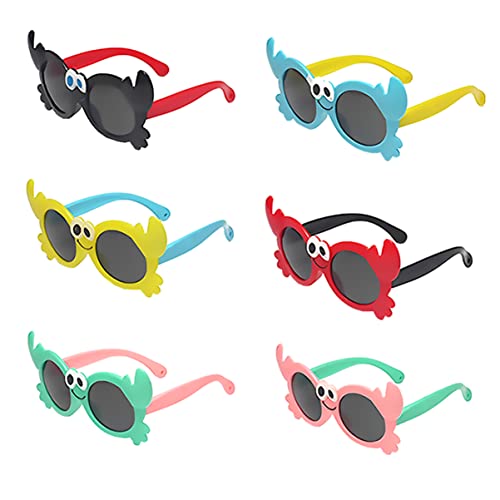 Amosfun 6St lustige Sonnenbrille spaß kindersonnenbrille Sonnenbrille orgie mancaped schnapsgläser Partyzubehör lustige Partybrille Party-Brillengestelle lustige Brillengestelle Abs von Amosfun