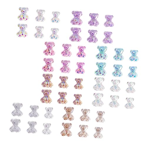 Amosfun 96 Stk Zubehör Für Nagelbären Nagel Edelsteine Nagel Charme Kristall Nagel Nagelschmuck Strass Nagelperlen Nagelschmuck Steine Nagelabziehbilder 3d Bastelbedarf Harz Süssigkeit von Amosfun