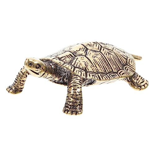 Amosfun Antike Schildkröte Skulptur Dekoratives Tischornament Für Büro & Zuhause Langlebige Tortoise Figur Vintage Wohnungsdeko Für Stilvolle Akzente von Amosfun