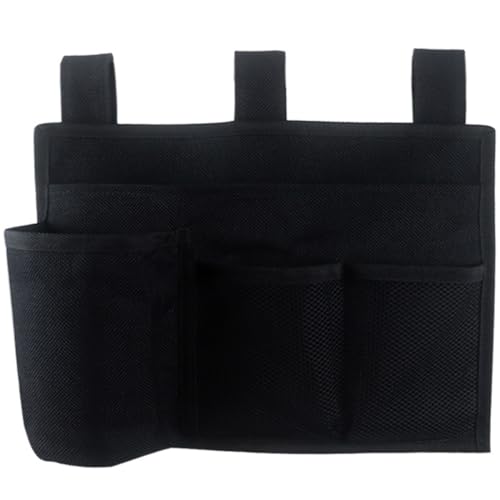 Amosfun Aufbewahrungstasche Am Bett Hängendes Bett Aufbewahrungstasche Für Wohnheime Behälter Organizer Für Hängende Gegenstände Hängender Organizer Mehrzwecktasche Taschen Black Flachs von Amosfun