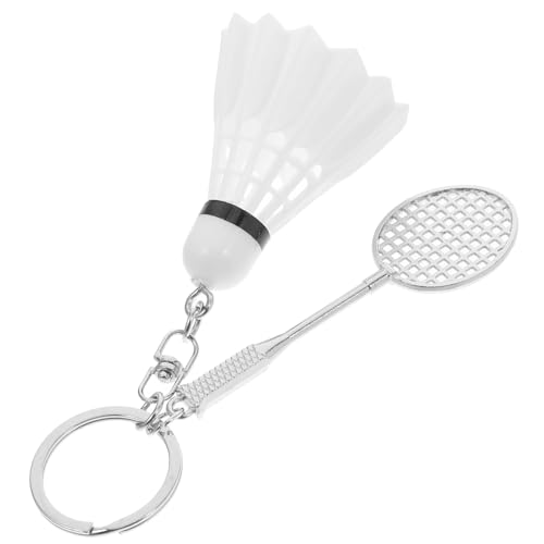 Amosfun Badminton Schlüsselanhänger Schlüsselanhänger Schlüsselanhänger Schlüsselanhänger Badminton Schlüsselanhänger Taschendekorationen Badminton Sport Schlüsselanhänger Hängende von Amosfun