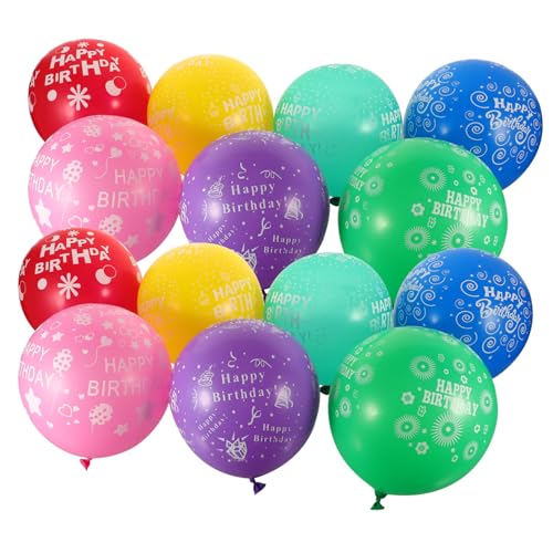 Amosfun Bunte Latexballons Für Geburtstagsfeiern Dekorationsballons Verschiedenen Farben Perfekt Für Party Und Feier Setups Hochwertige Latex Ballons Für Unvergessliche von Amosfun