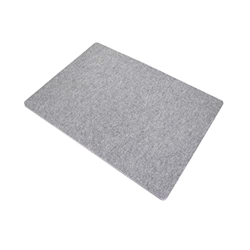 Amosfun Filz Platte Nadel Filz Matte Bügelpressen Filznadeln Bügelmatte aus Filz Bügelbrett aus Filz Reisebügelbrett small Rug Felt Pads Bügelzubehör Bügelmatte für Kleidung Wolle Grey von Amosfun