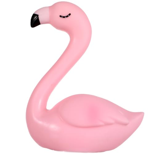 Amosfun Flamingo Kuchen Cupcake Topper Harz Flamingo Statue Figur Hochzeit Geburtstag Baby Shower Party Dekorationen Ornamente Herzstück von Amosfun